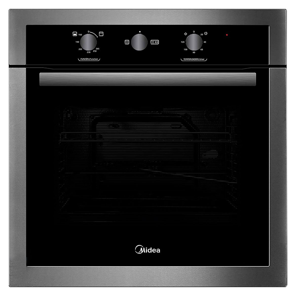 MIDEA - Horno Empotrable Midea a Gas 65 Lt MGGA24M6ARBS Negro