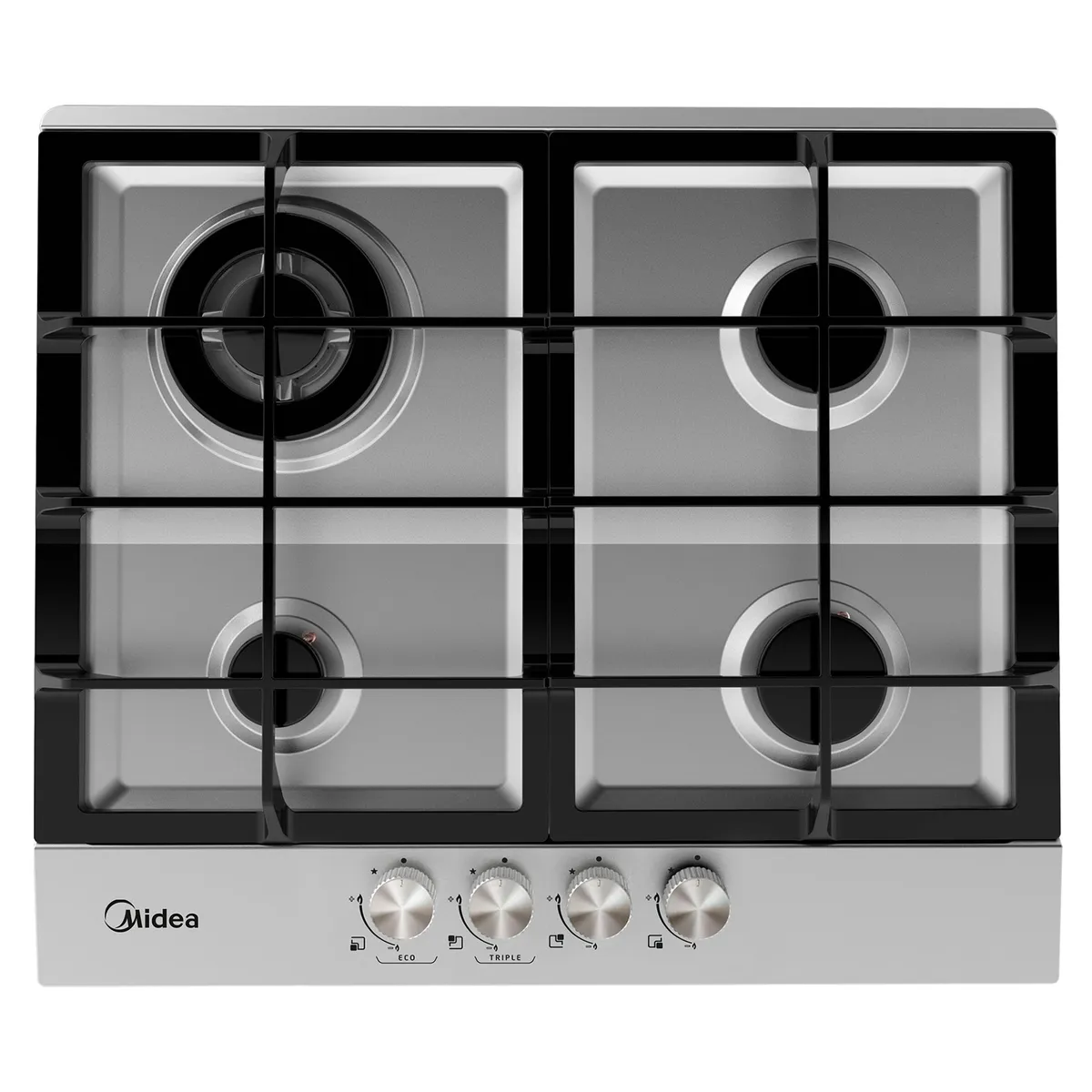 MIDEA - Cocina empotrable Gas Midea MTGB24R6EAS X4 Quemadores