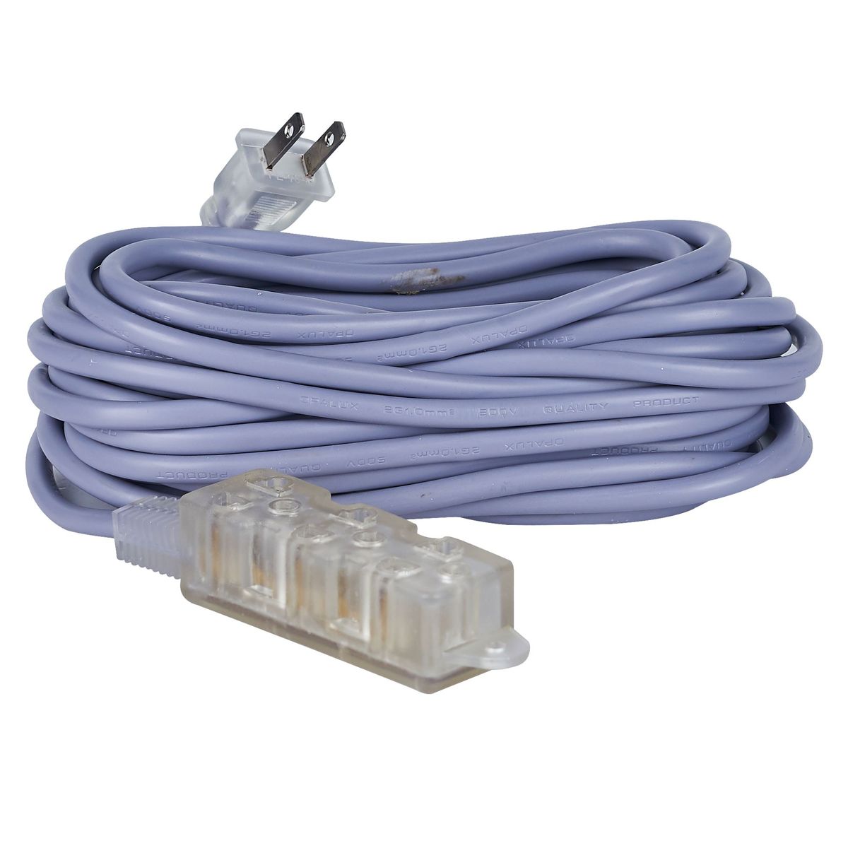 OPALUX - Extensión vulcanizada 3 Tomas Universal 10m