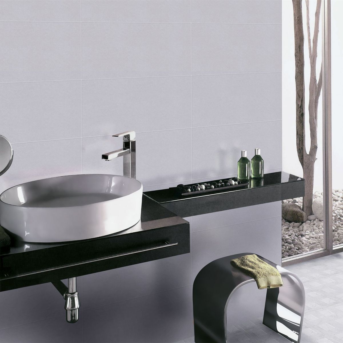 SAN LORENZO - Cerámica Oxford Plata 30x60 cm para piso