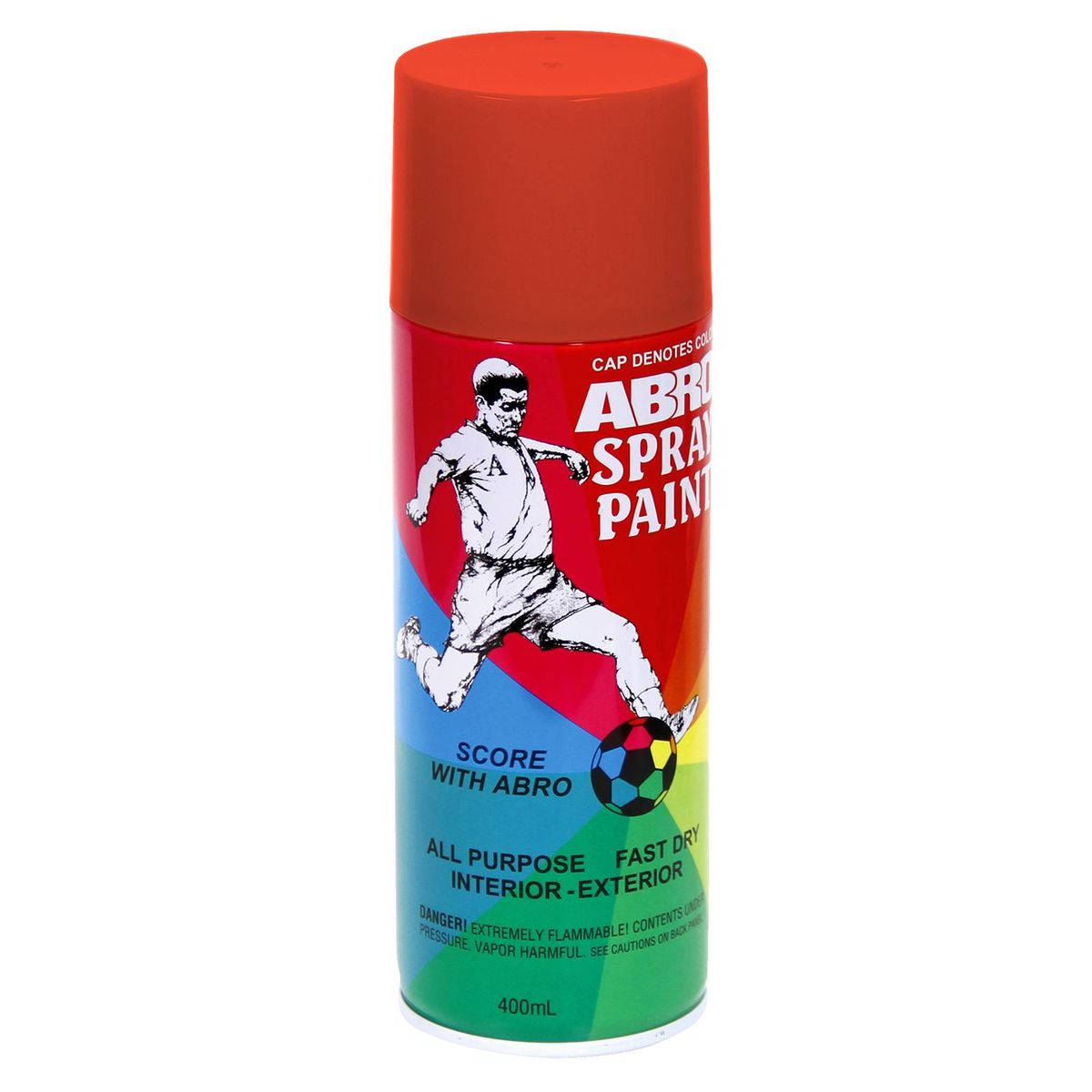 ABRO - Pintura En Spray Rojo Fluorescente