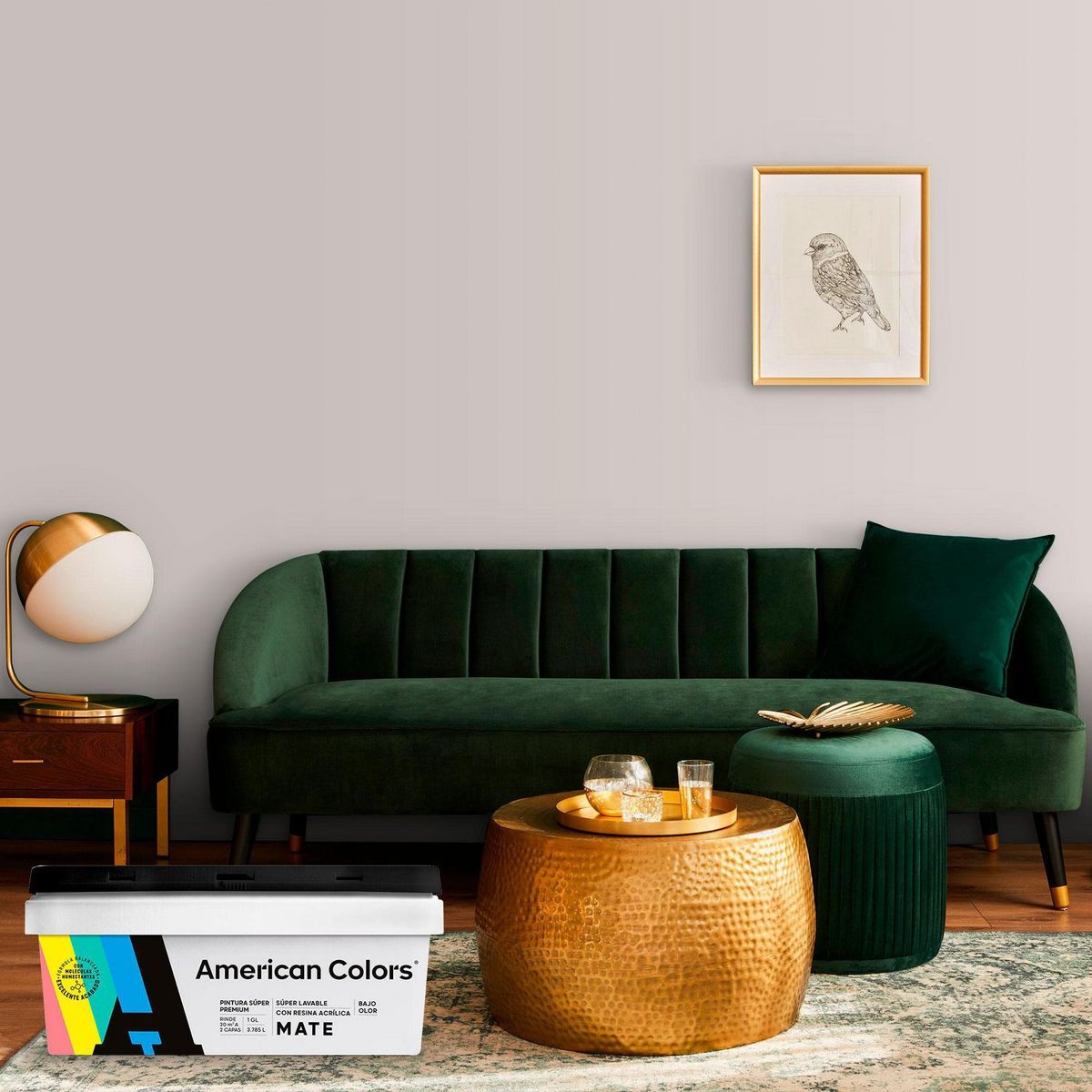 AMERICAN COLORS - Pintura American Colors Blanco Ostra 1GL