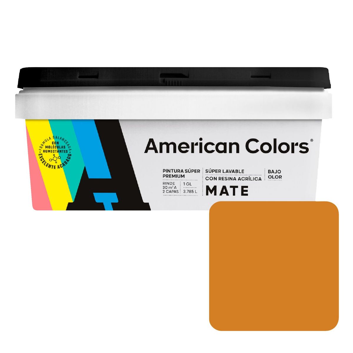 AMERICAN COLORS - Pintura American Colors Amarillo Ocre 1GL