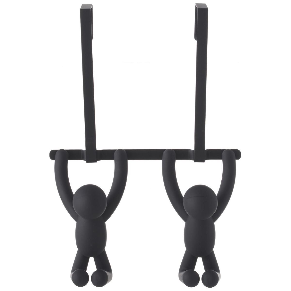UMBRA - Set 2 Perchas de Puerta Buddy Negro