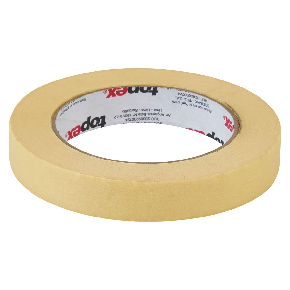 TOPEX - Cinta masking tape 18mmx50.3m Beige Topex