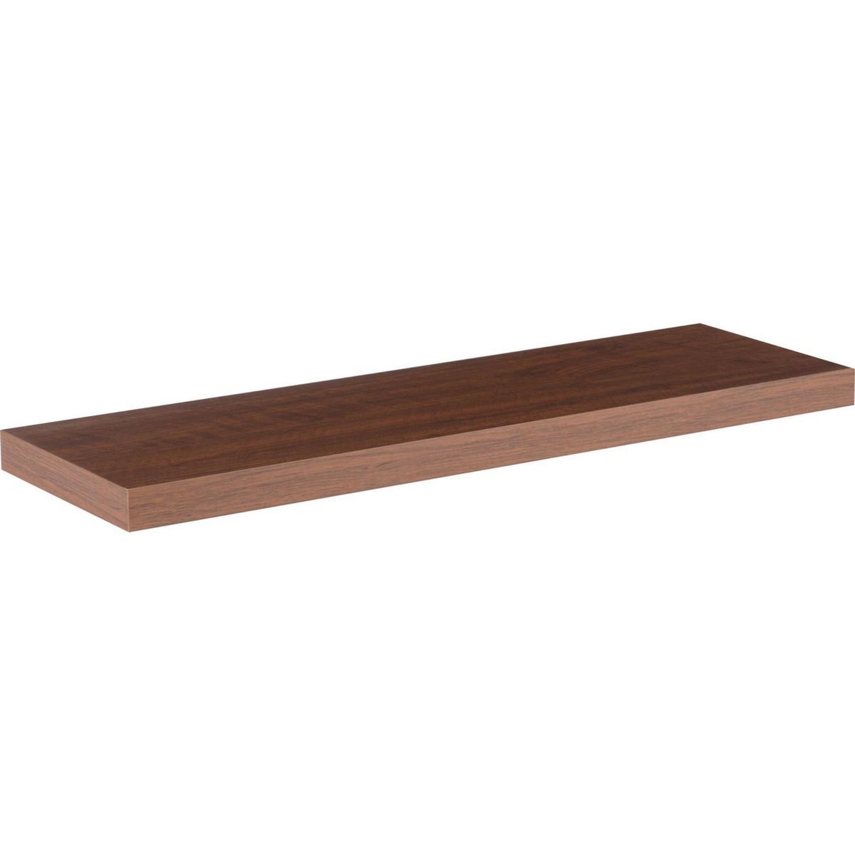 JUST HOME COLLECTION - Repisa Flotante de Melamina 80x25x3.8cm Caoba
