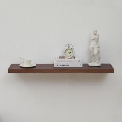 Repisa Flotante Melamina Caf 120x3.8x80cm