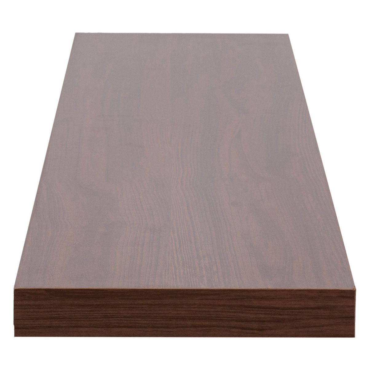 JUST HOME COLLECTION - Repisa Flotante de Melamina de Melamina 120x25x3.8cm Caoba