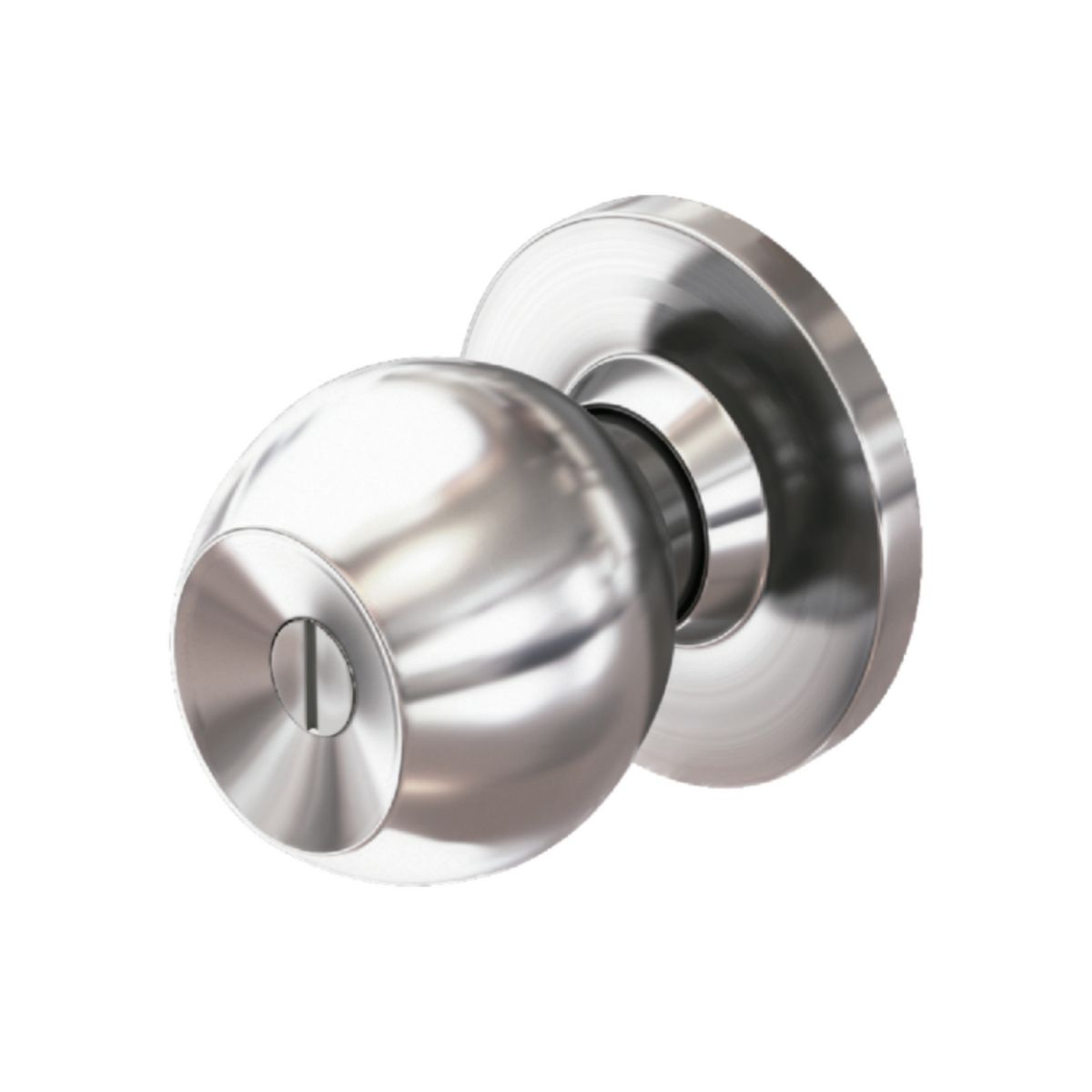 ANDINA - Cerradura de Pomo Baño Acero Inoxidable