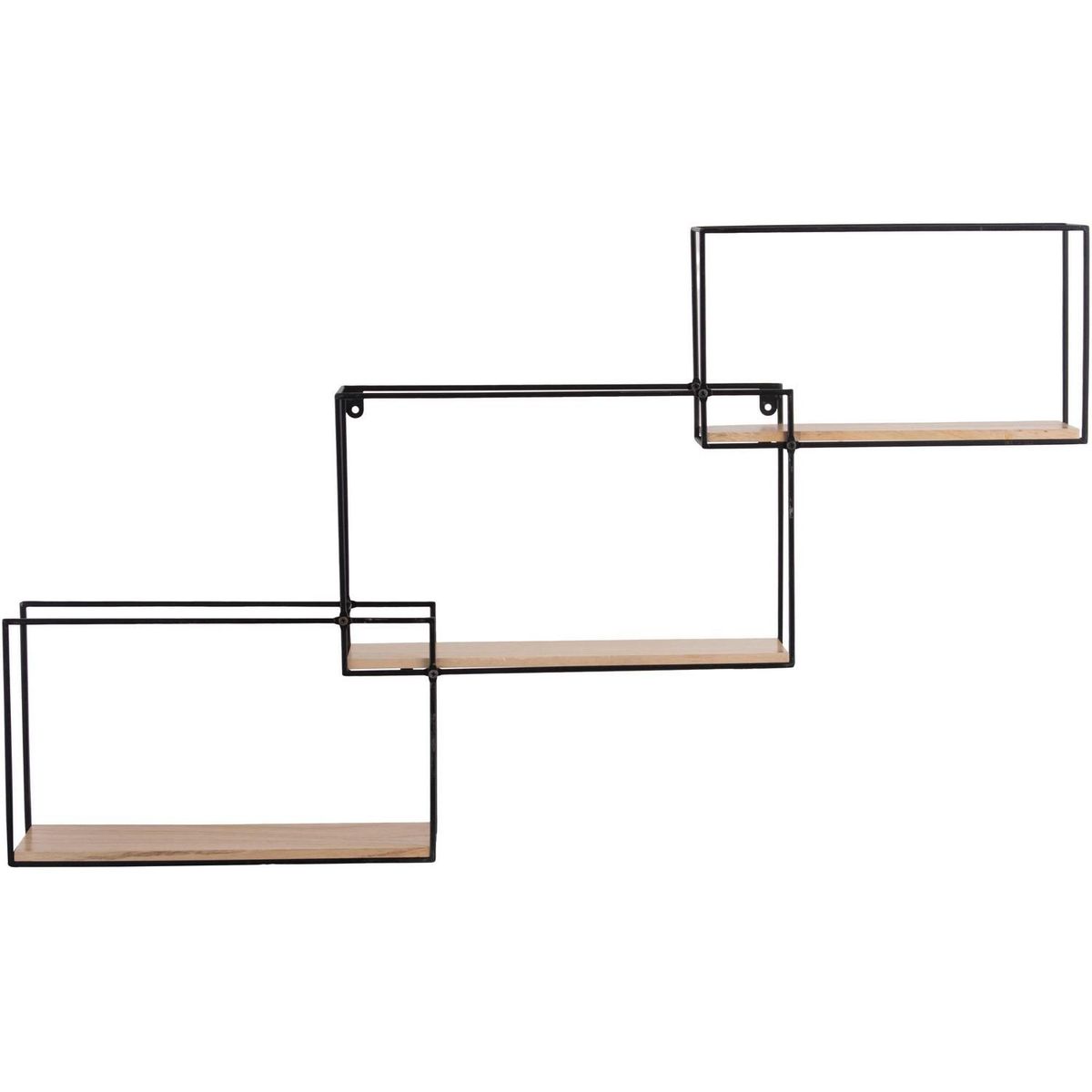 JUST HOME COLLECTION - Repisa Deco 3 niveles Negro