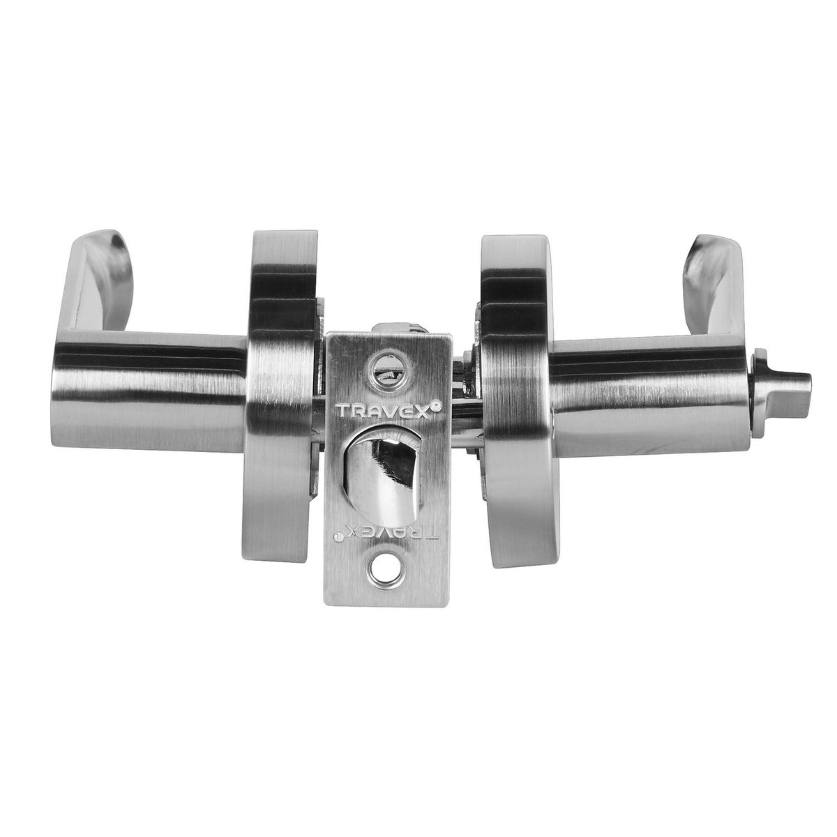 TRAVEX - Cerradura de Manija Baño Ivana B35 Acero Inoxidable