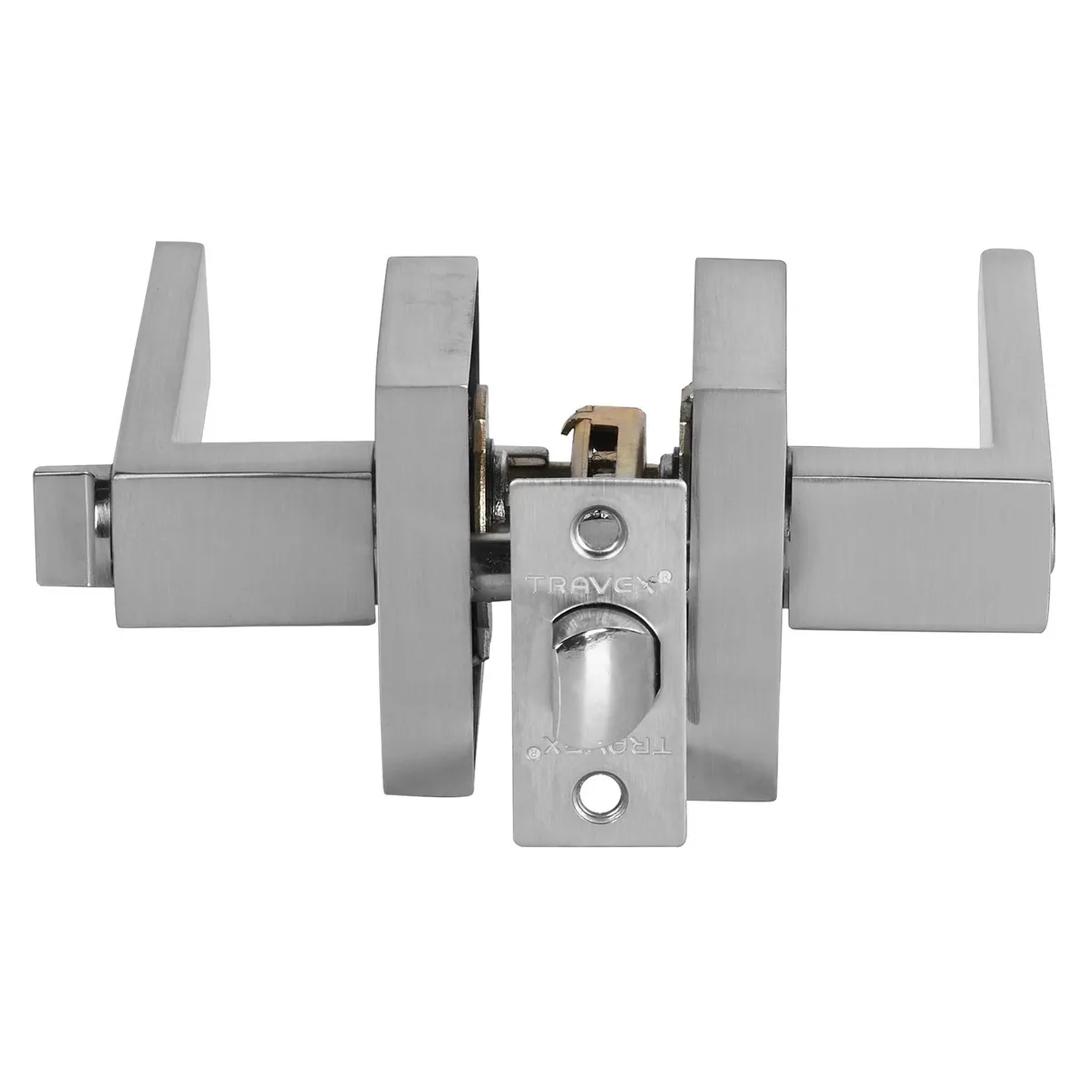 TRAVEX - Cerradura de Manija Baño Liza B25 Acero Inoxidable