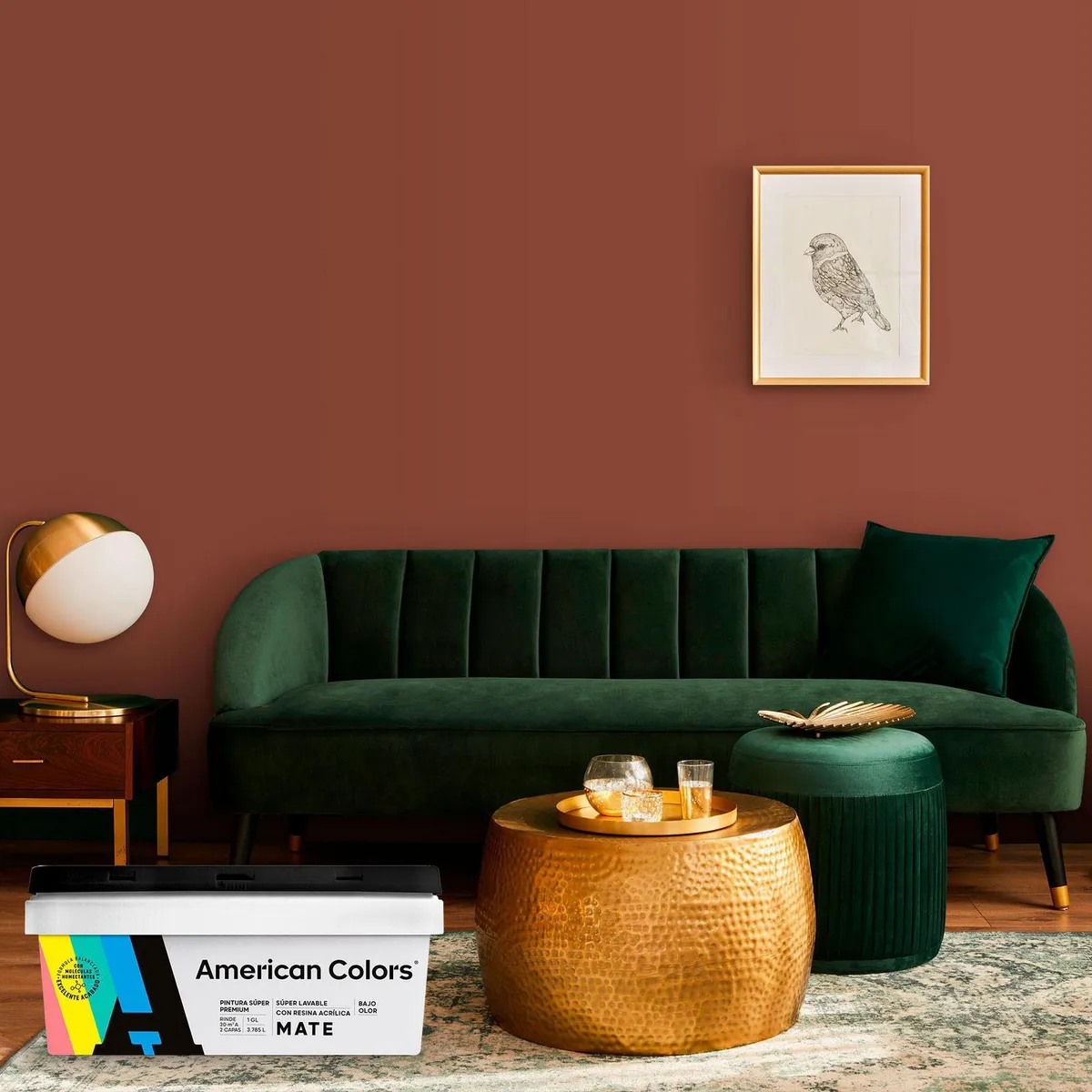 AMERICAN COLORS - Pintura American Colors Marrón Arizona 1GL