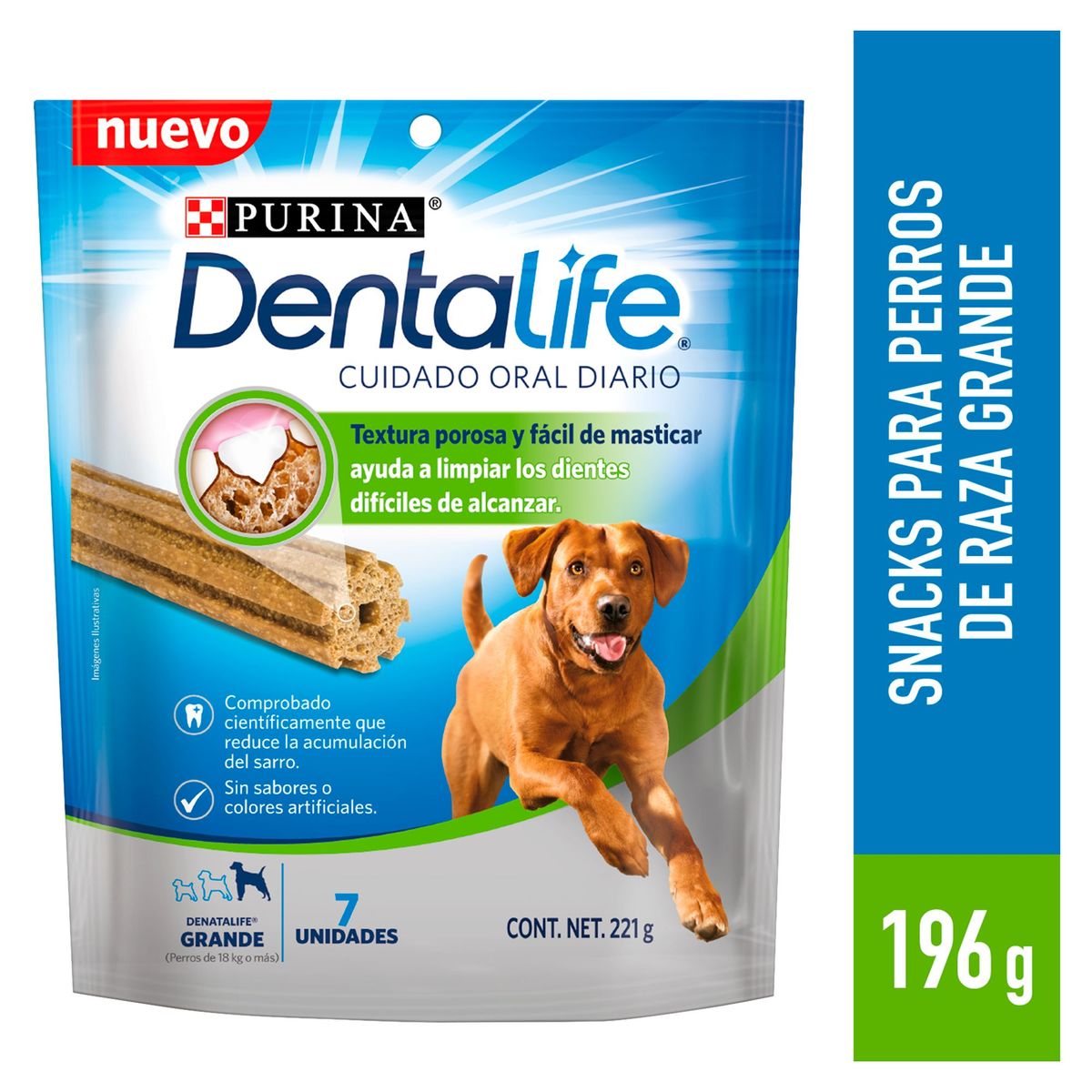 DENTALIFE - Dentalife Adultos Raza Grande Snack Dental para Perros 196 gr
