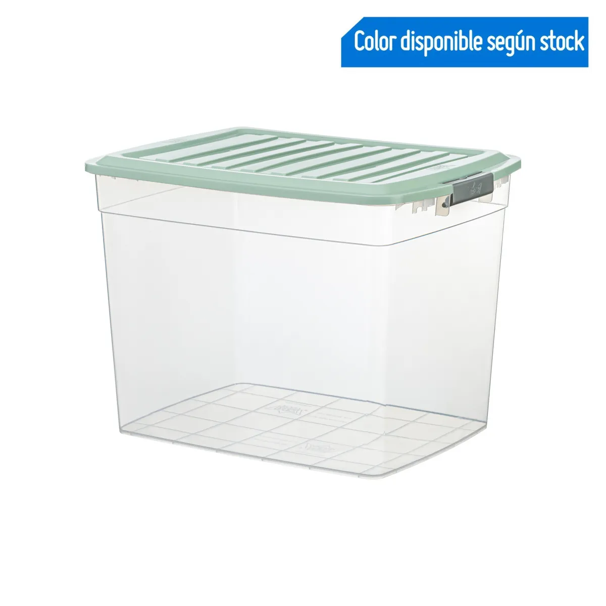 REYPLAST - Caja Rectangular #45 con Broches 31L Reyplast