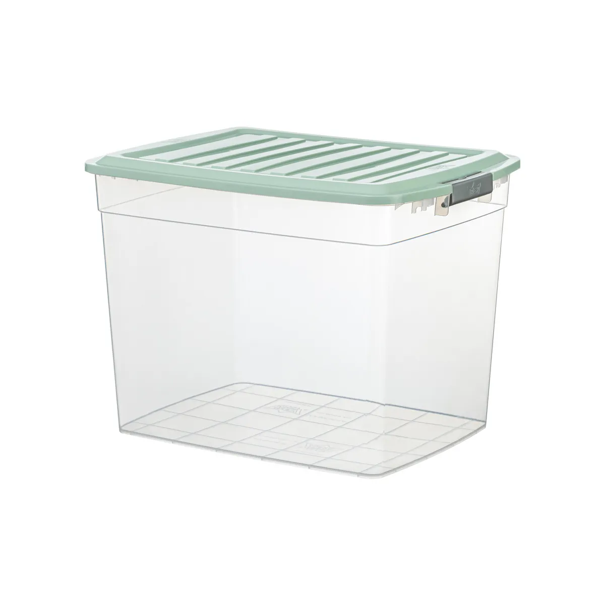 REYPLAST - Caja Rectangular #45 con Broches 31L Reyplast