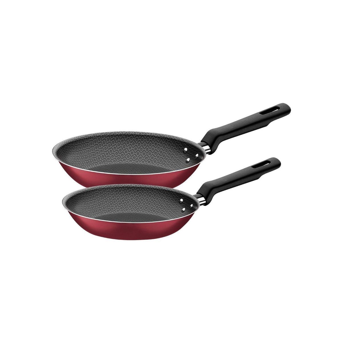 TRAMONTINA - Set de Sartenes 2 Piezas Antiadherente Bergamo