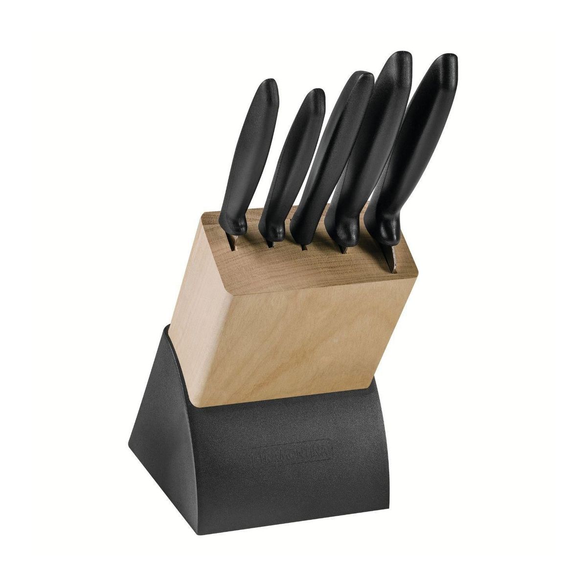 TRAMONTINA - Juego de Cuchillos 6 Piezas Plenus Negro