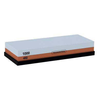 Piedra para Afilar Doble Faz Profio Gris