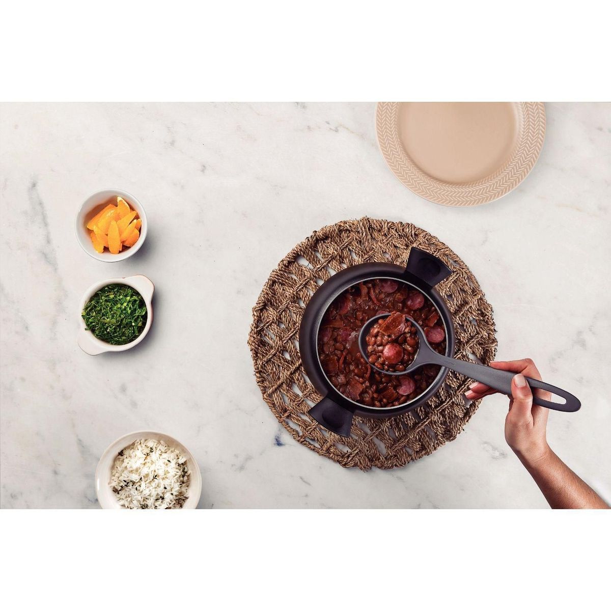 TRAMONTINA - Cucharon Ability Gris