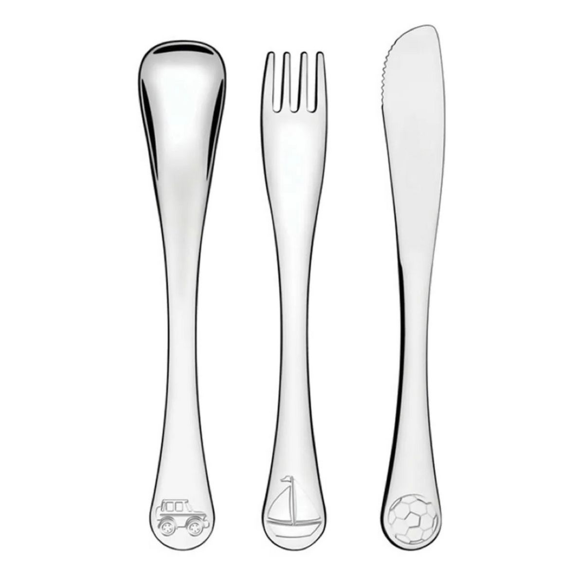 TRAMONTINA - Juego de Cubiertos para Niños 3 Piezas Le Petit