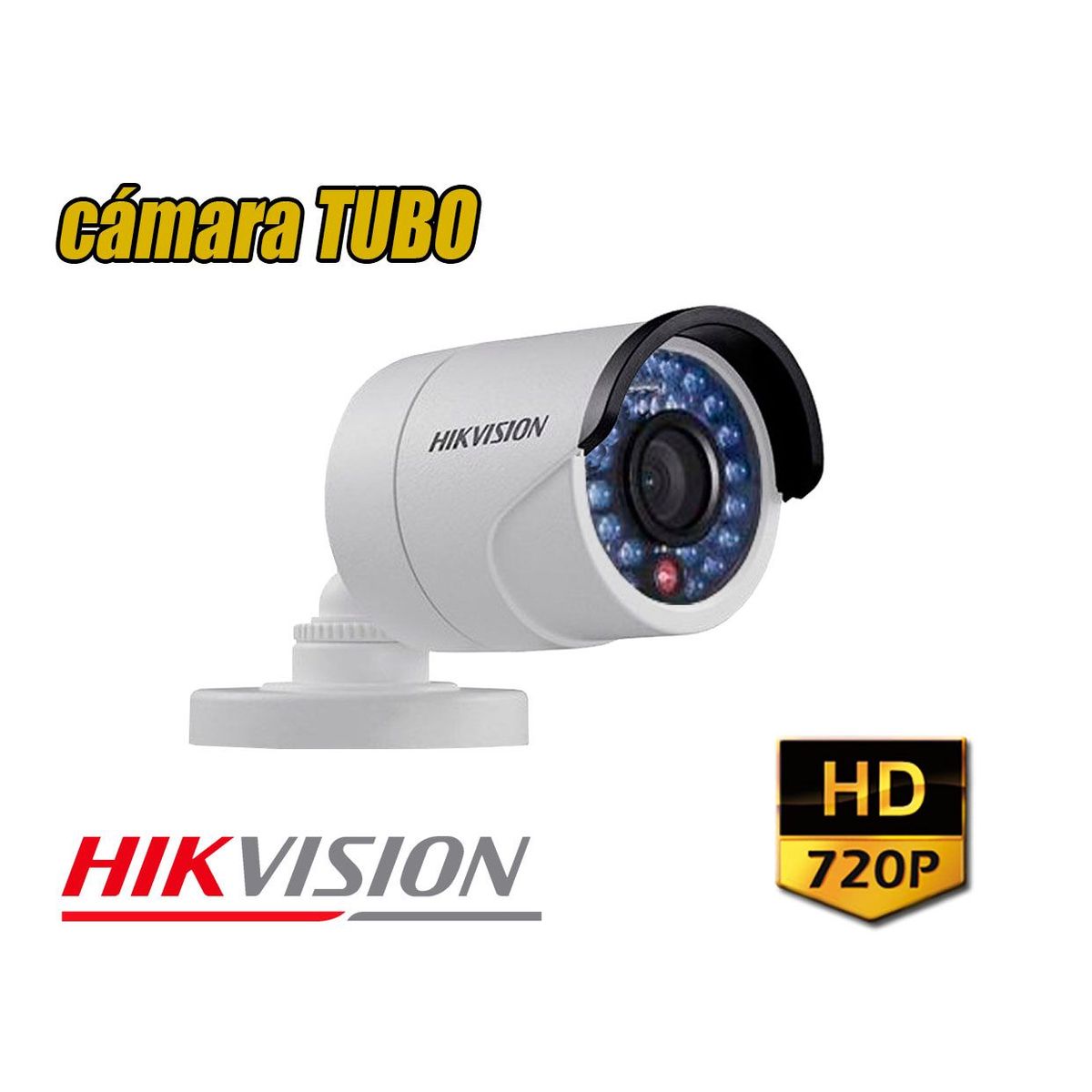 HIKVISION - Kit 7 Cámaras de Seguridad HD 720p Disco 1TB Vigilancia + Kit de Herramientas