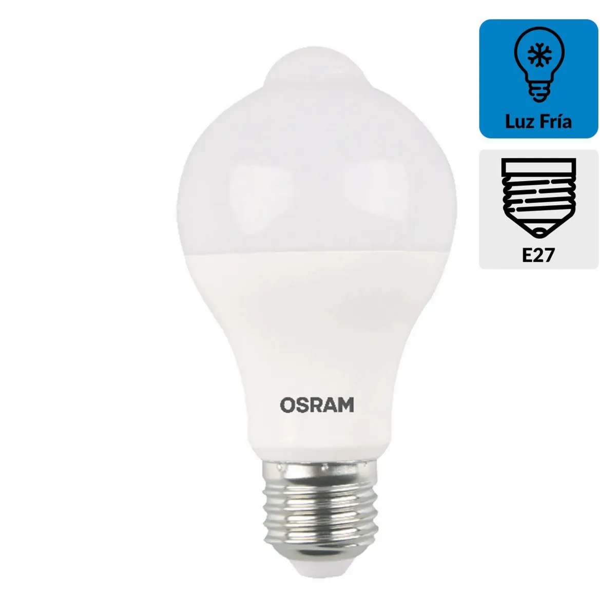 OSRAM - Foco LED Sensor Mov 9w Luz Fría