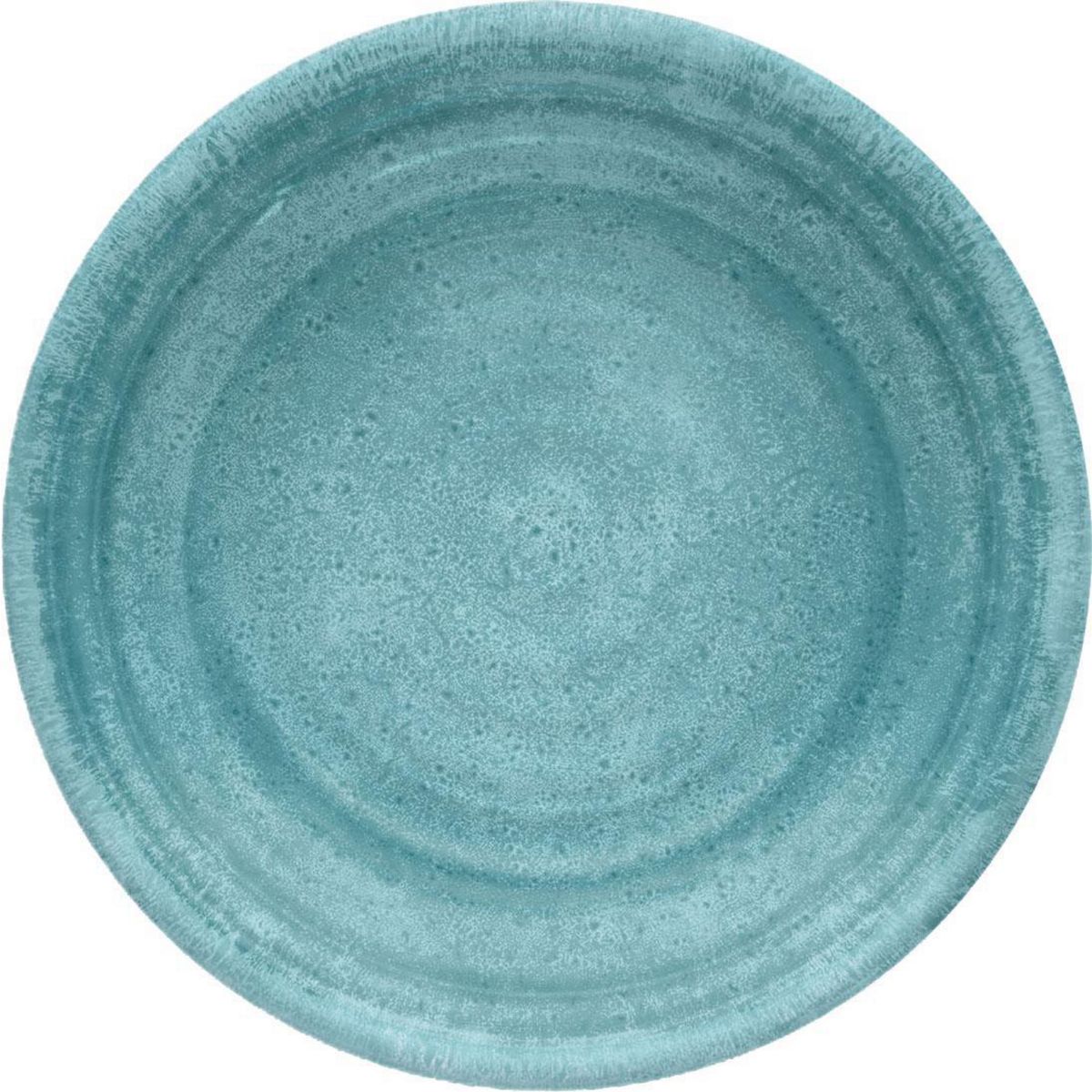 JUST HOME COLLECTION - Plato Melamina Medallión Turquesa 21.6cm