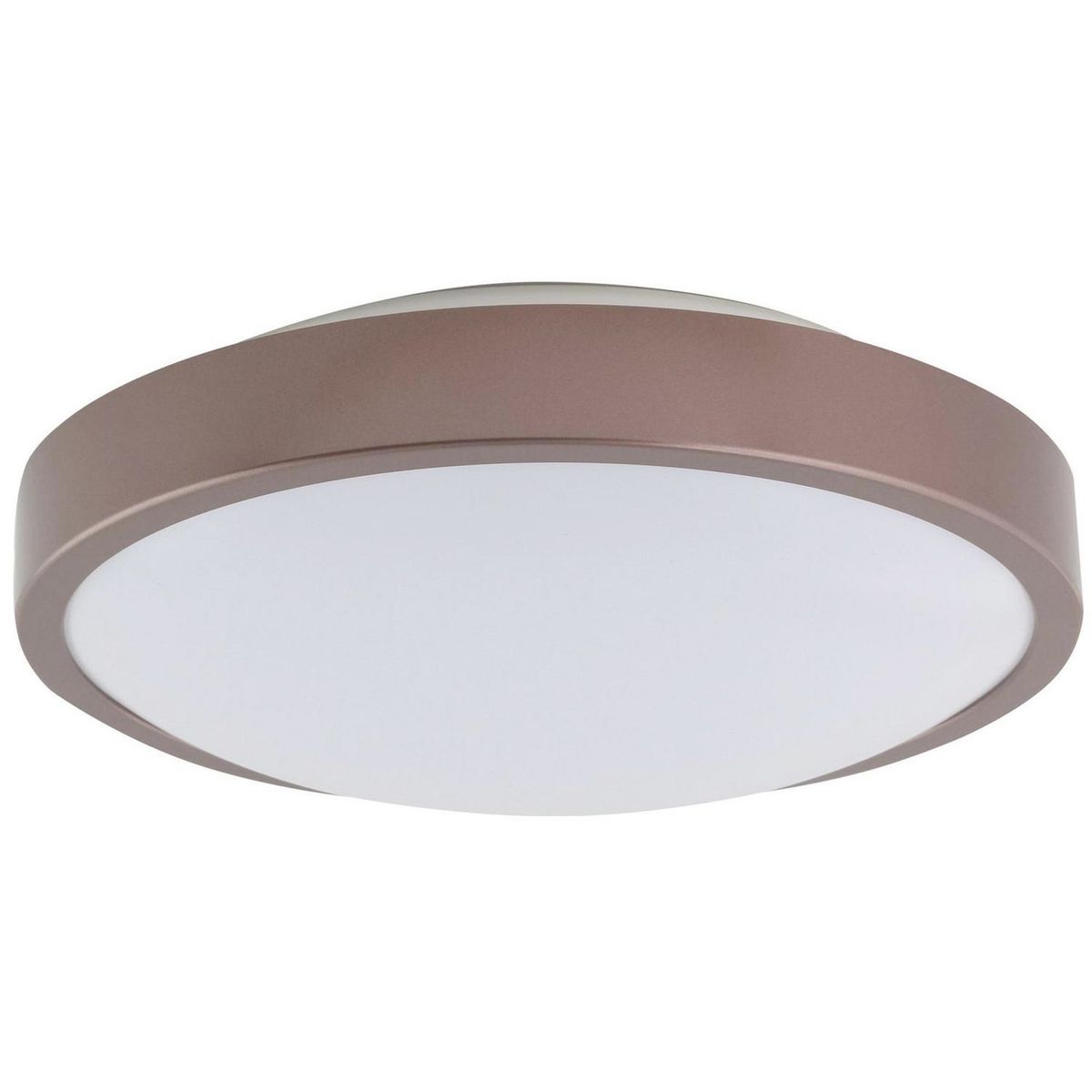 CASA BONITA - Plafón LED Anillo Luz Cálida 26cm Marrón