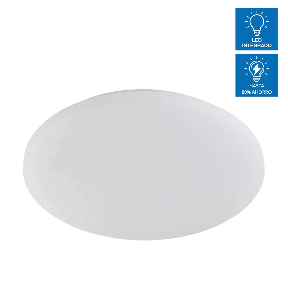 JUST HOME COLLECTION - Plafón LED Integrado Circular Luz Cálida/Neutra/Fría