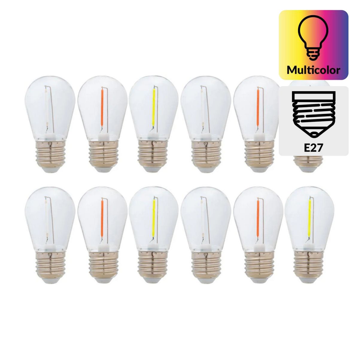 JUST HOME COLLECTION - Pack x12 Foco LED S14