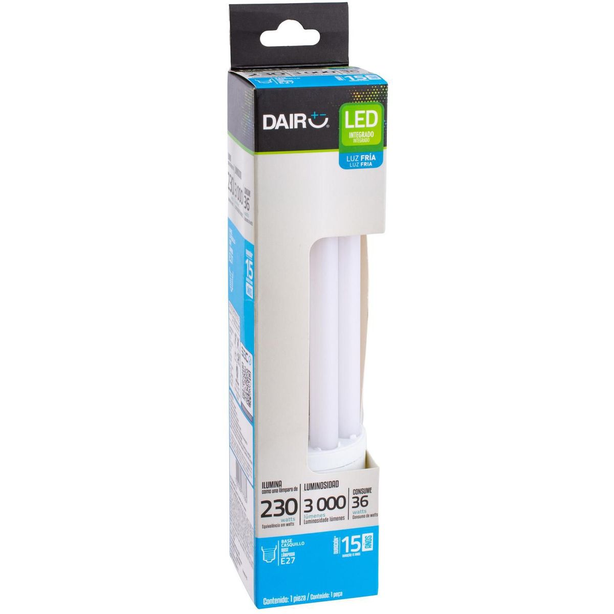 DAIRU - Foco Led Corn 36W E27 Luz Fría