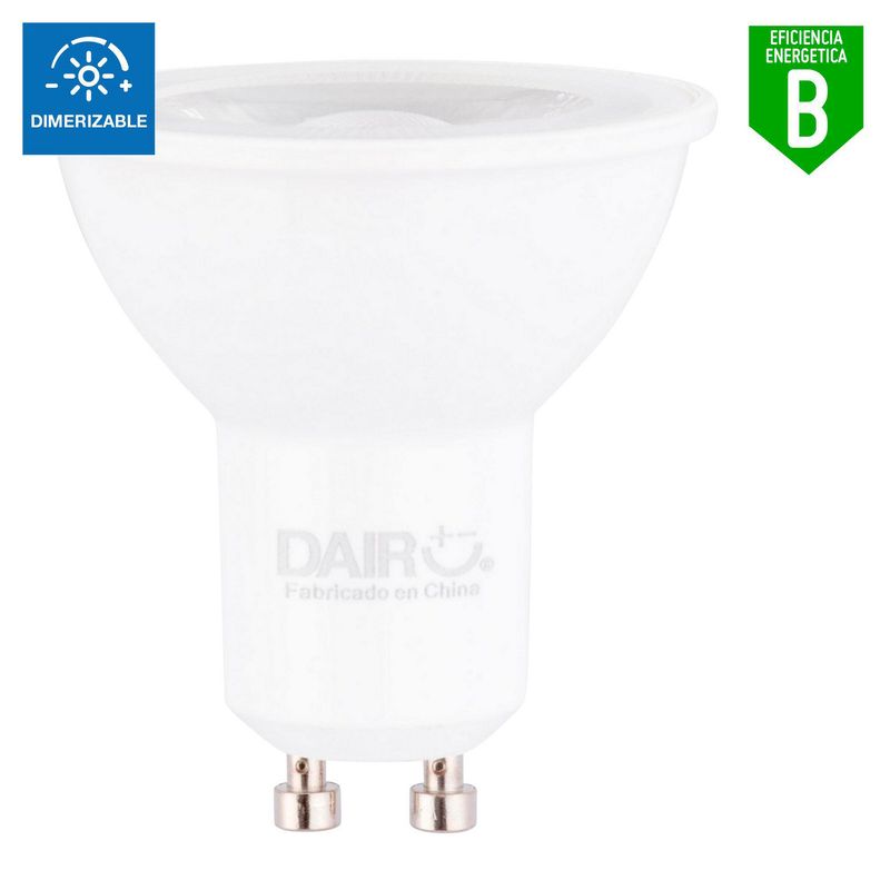 DAIRU - Focos LED Dicroicos 4.7W Gu10 Luz Amarilla