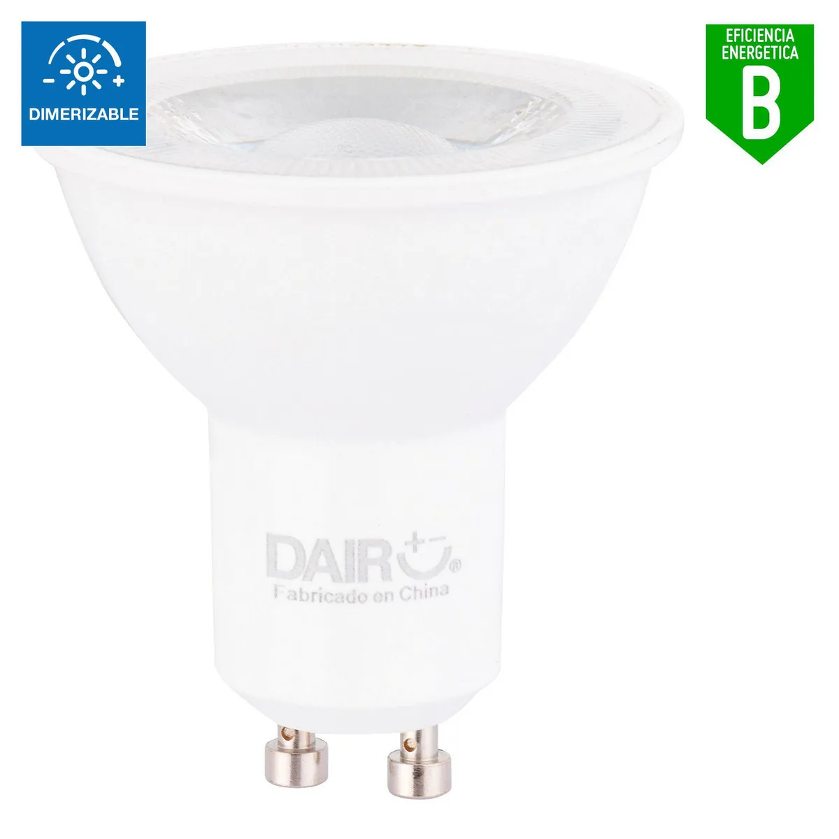 DAIRU - Focos LED Dicroicos 4.7W Gu10 Luz Blanca