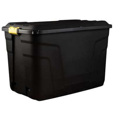 Caja Organizadora con Ruedas 190L Negro