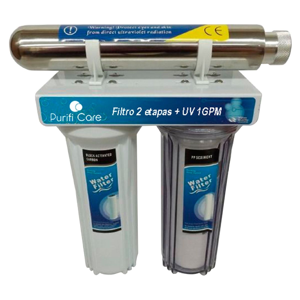 PURIFI CARE - Filtro de Agua 3 Etapas 5 Micras
