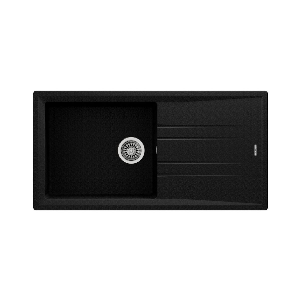 TEKA - Lavadero 1 Cubeta 100x51x20 cm Negro