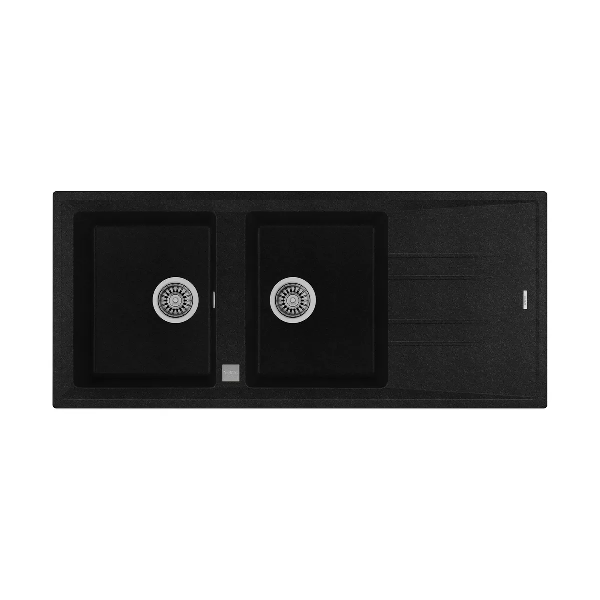 TEKA - Lavadero Stone E 80 B-TG NEGRO