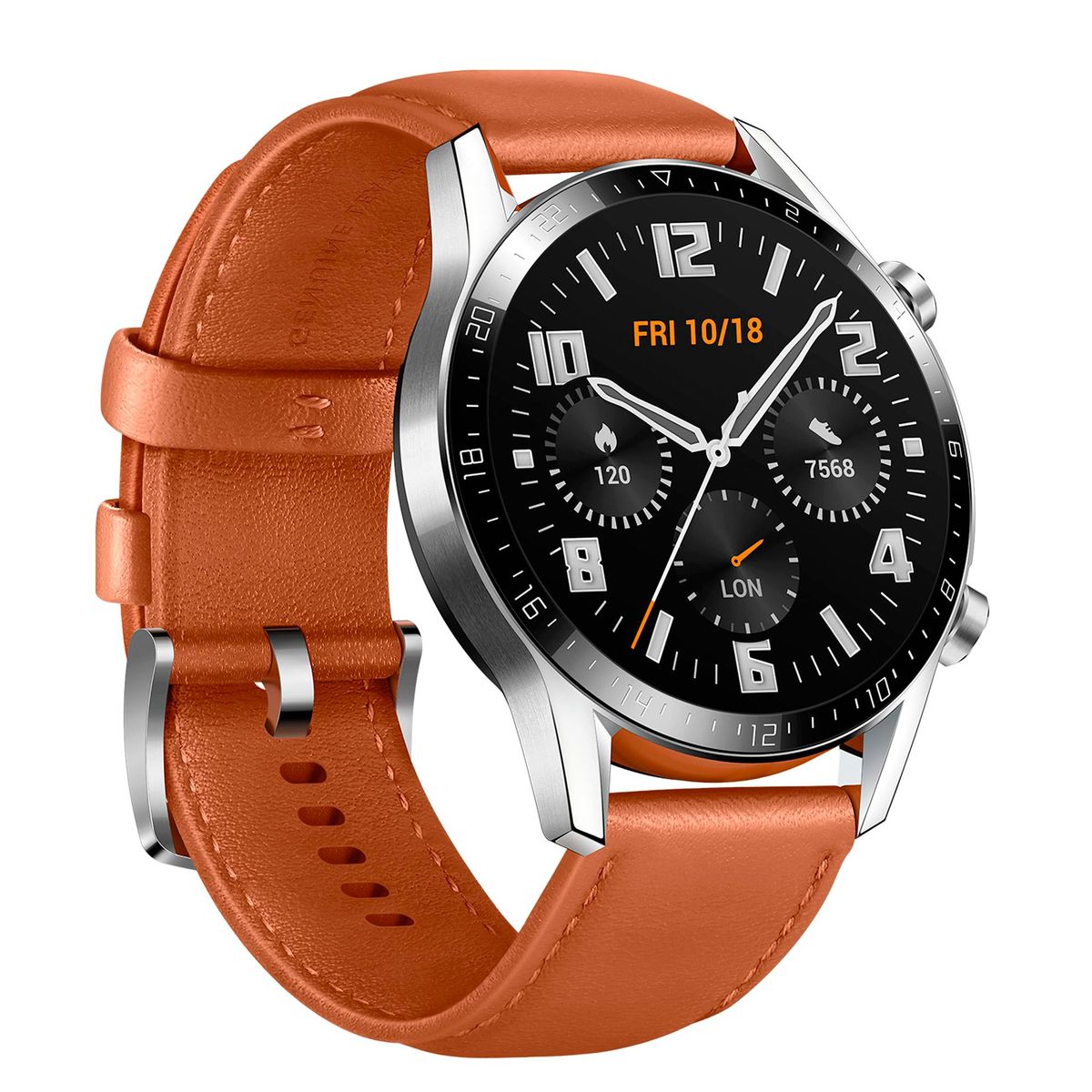 HUAWEI - Smartwatch GT2 B19S con función de Oxímetro Marrón + Correa Negra