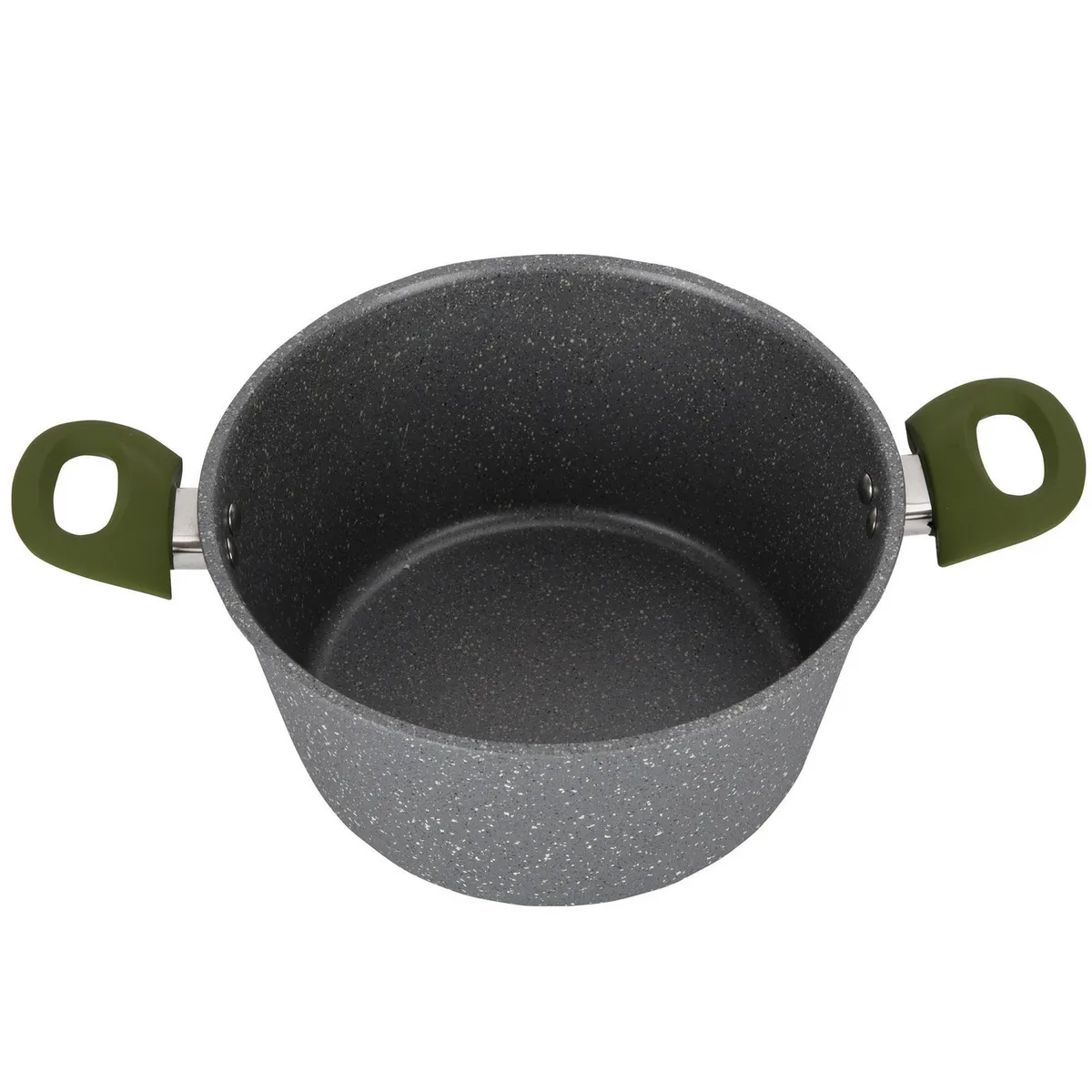 JUST HOME COLLECTION - Olla Antiadherente Rock y Marble 20cm