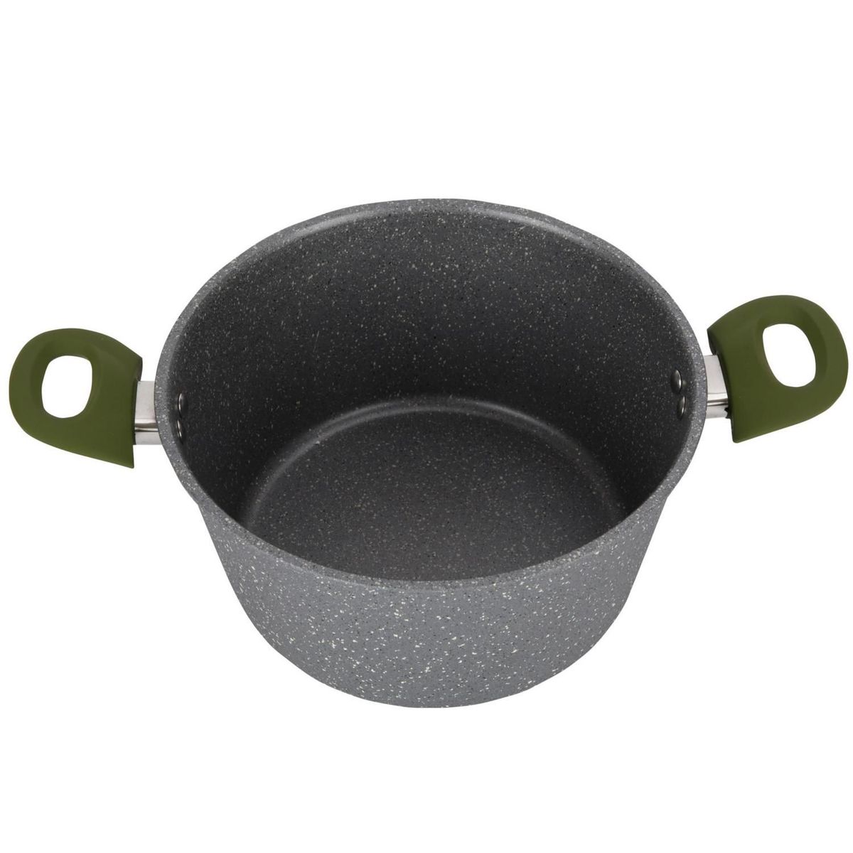 JUST HOME COLLECTION - Olla Antiadherente Rock y Marble 24cm