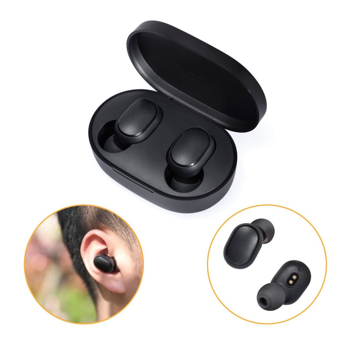 XIAOMI - Audífonos Bluetooth Earbuds/Airdots Basic 2 Negro