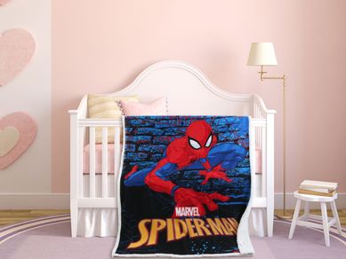 Manta Sherpa Spiderman 125x150cm
