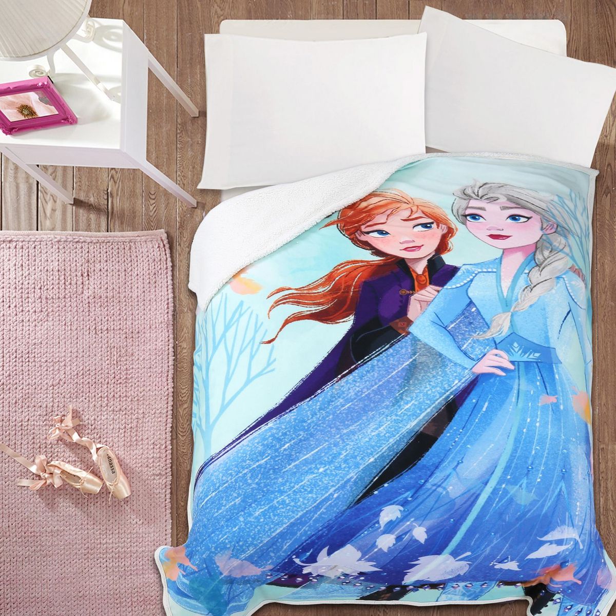 DISNEY - Frazada Sherpa Frozen 160x220cm