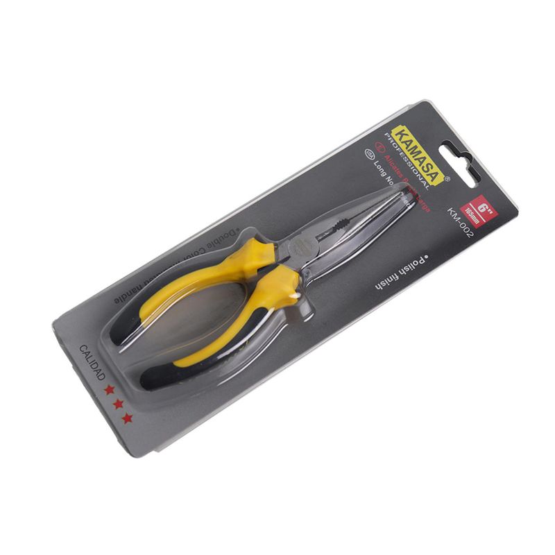 KAMASA - Alicate Punta Larga 6"