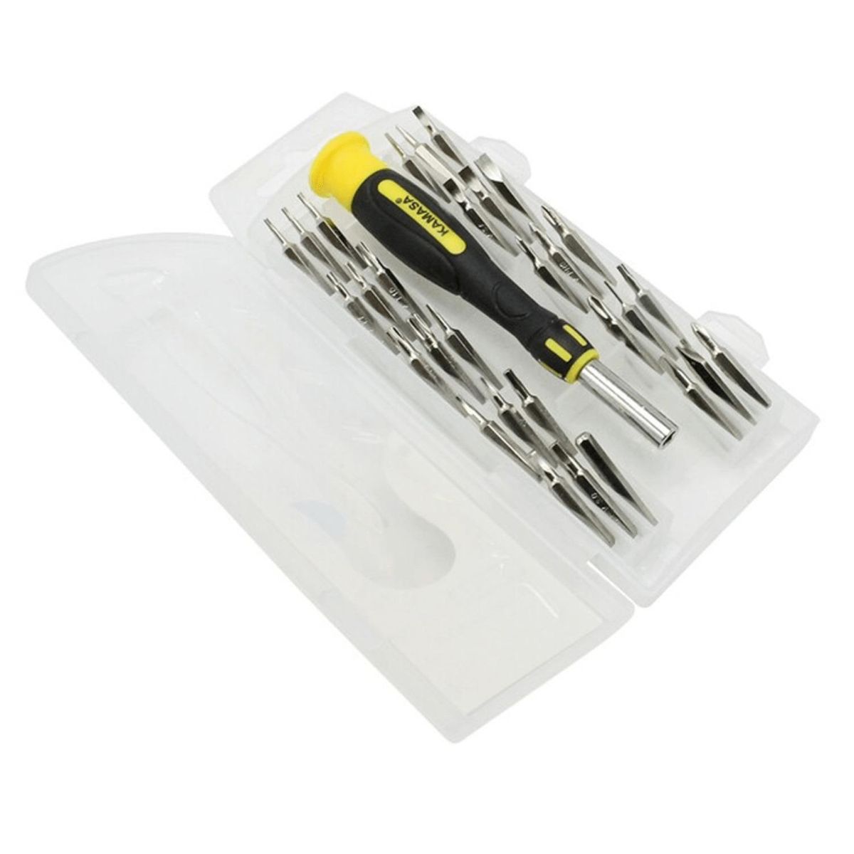 KAMASA - Mini Desarmador 30 Puntas Empuñadura PVC (Joyero) Kamasa