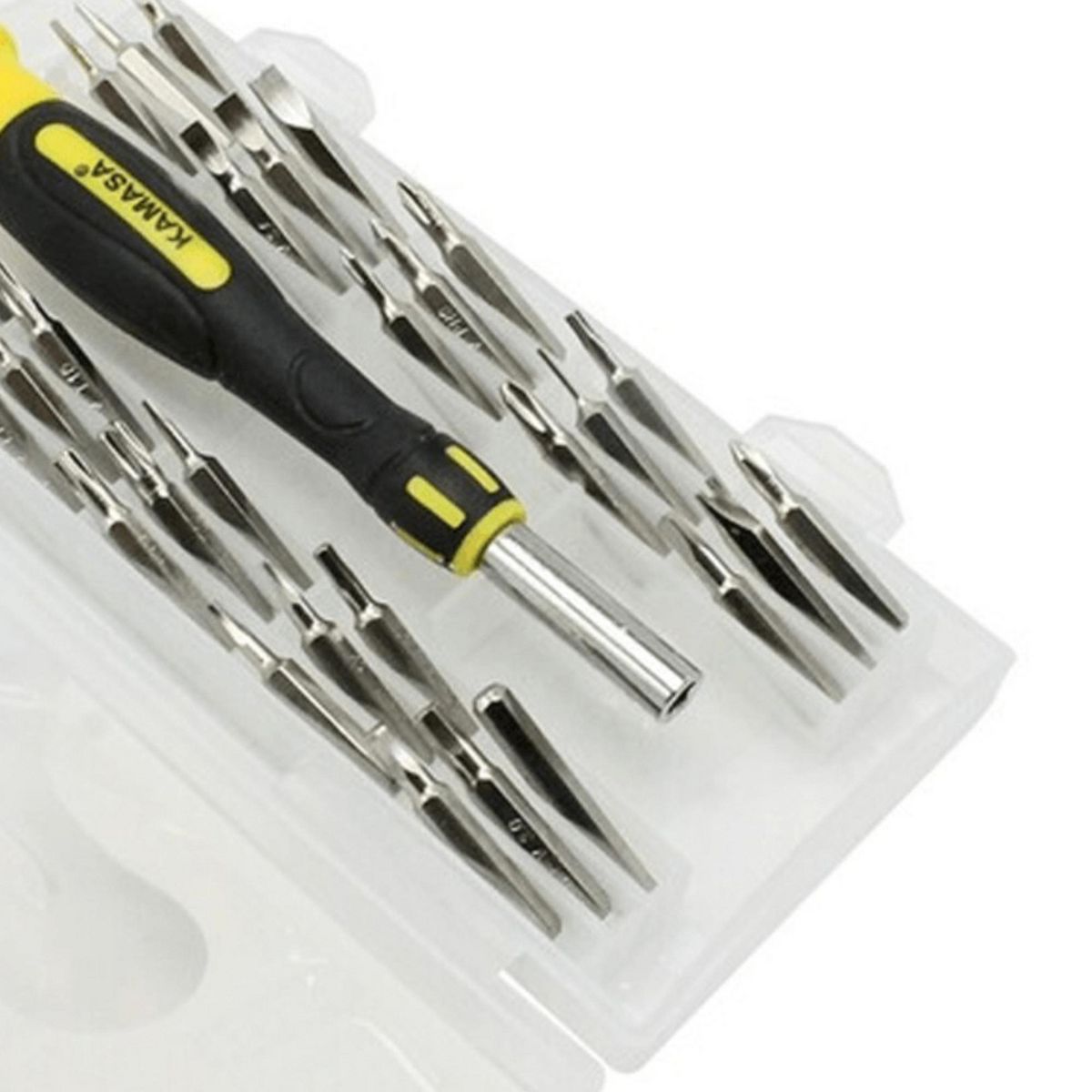 KAMASA - Mini Desarmador 30 Puntas Empuñadura PVC (Joyero) Kamasa