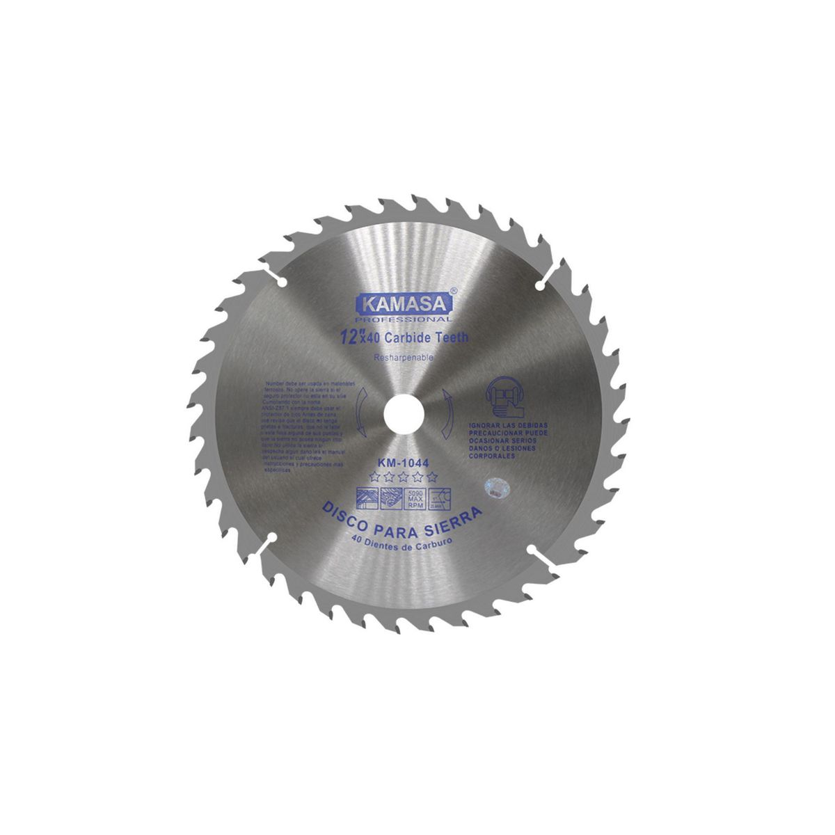 KAMASA - Disco Sierra para Madera 12" 300mm 40 Dientes Kamasa