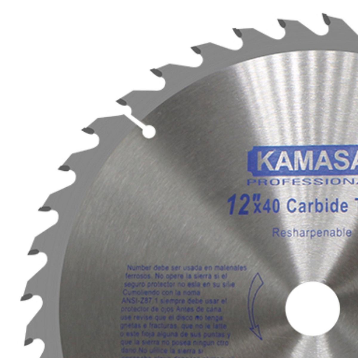 KAMASA - Disco Sierra para Madera 12" 300mm 40 Dientes Kamasa