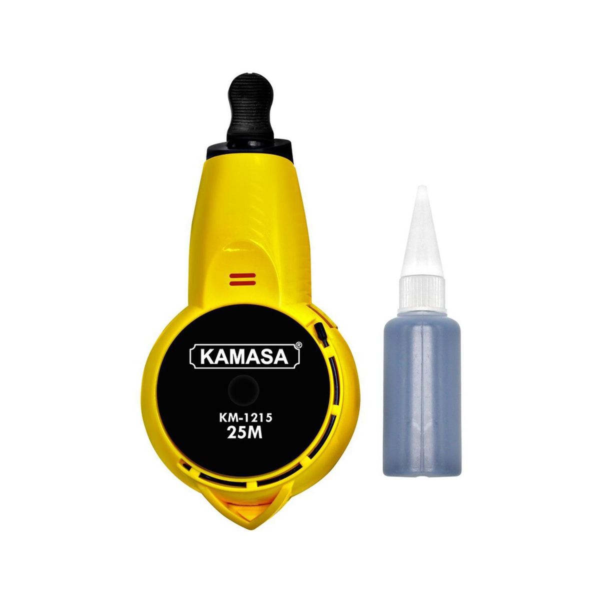 KAMASA - Tiralinea para Albañil 25m con Tinta Kamasa